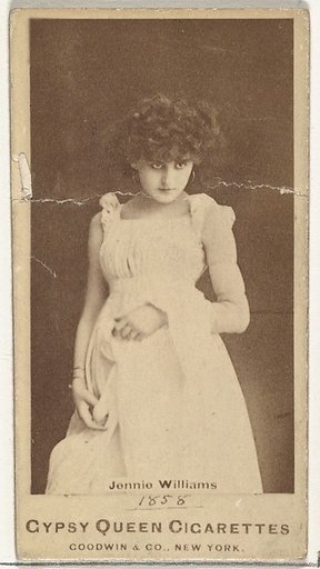 Jennie Williams, from the Actors and Actresses series (N171) for Gypsy Queen Cigarettes