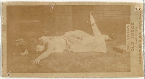 Mlle. Vivian, Paris, from the Actors and Actresses series (N171) for Old Judge Cigarettes