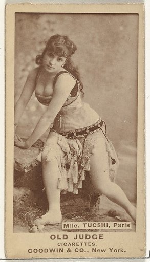 Mlle. Tucshi, Paris, from the Actors and Actresses series (N171) for Old Judge Cigarettes