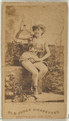Daisy Murdoch, from the Actors and Actresses series (N171) for Old Judge Cigarettes
