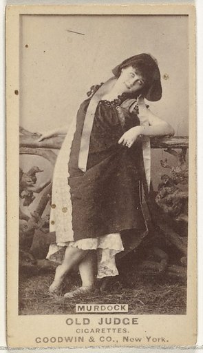 Murdock, from the Actors and Actresses series (N171) for Old Judge Cigarettes