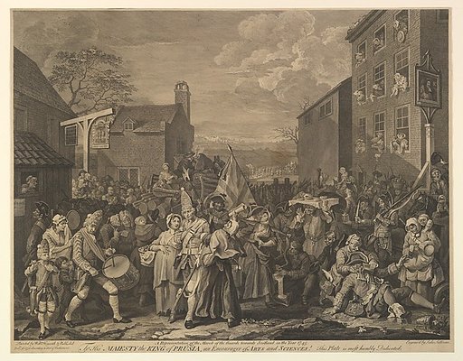 The March to Finchley (A Representation of the March of the Guards towards Scotland in the Year 1745)