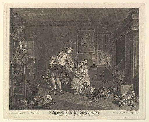 Marriage A-la-Mode, Plate V