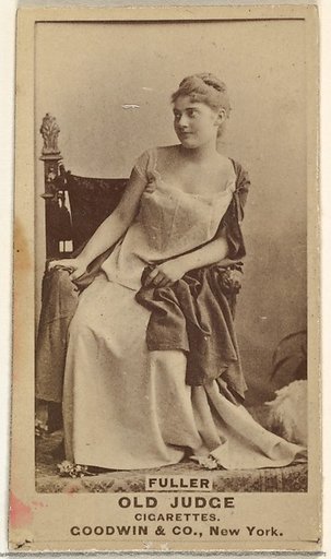 Fuller, from the Actors and Actresses series (N171) for Old Judge Cigarettes