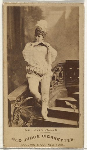 Bette Howett, from the Actors and Actresses series (N171) for Old Judge Cigarettes