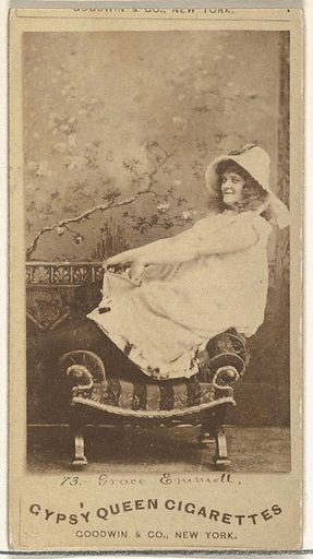 Grace Emmiett, from the Actors and Actresses series (N171) for Gypsy Queen Cigarettes