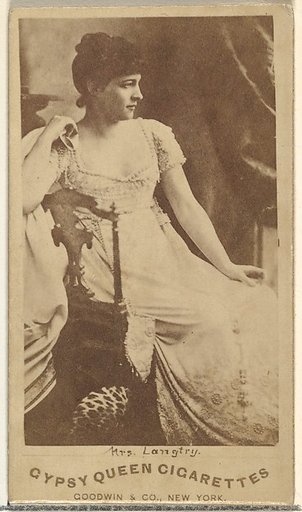 Mrs. Langtry, from the Actors and Actresses series (N171) for Gypsy Queen Cigarettes