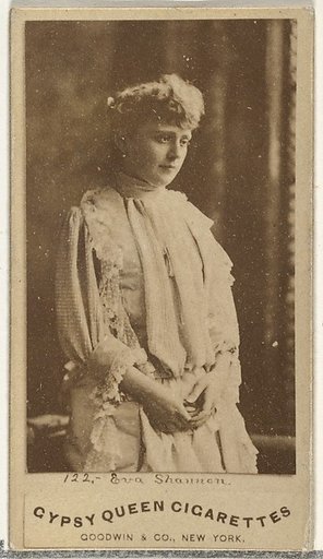 Eva Shannon, from the Actors and Actresses series (N171) for Gypsy Queen Cigarettes