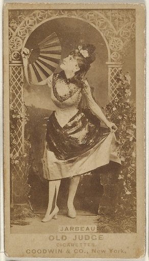 (Vernona) Jarbeau, from the Actors and Actresses series (N171) for Old Judge Cigarettes