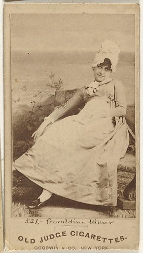 Geraldine Ulmer, from the Actors and Actresses series (N171) for Old Judge Cigarettes