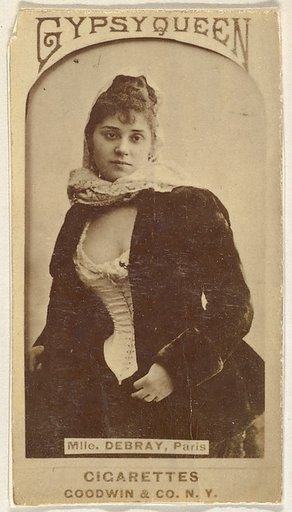 Mlle. Debray, Paris, from the Actors and Actresses series (N171) for Gypsy Queen Cigarettes