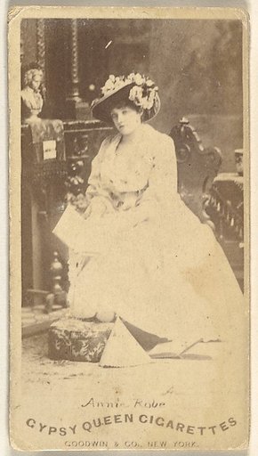 Annie Robe, from the Actors and Actresses series (N171) for Gypsy Queen Cigarettes