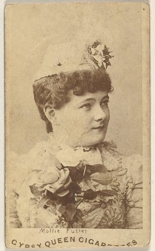 Mollie Fuller, from the Actors and Actresses series (N171) for Gypsy Queen Cigarettes