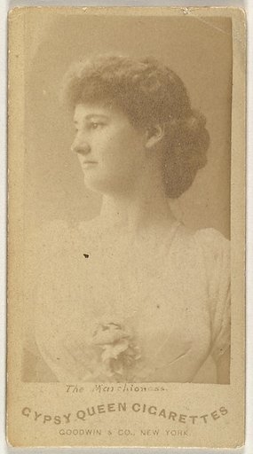 The Marchioness, from the Actors and Actresses series (N171) for Gypsy Queen Cigarettes
