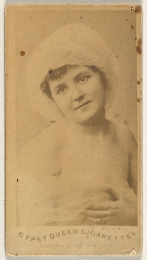 From the Actors and Actresses series (N171) for Gypsy Queen Cigarettes