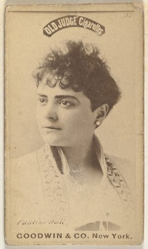 Pauline Hall, from the Actors and Actresses series (N171) for Old Judge Cigarettes