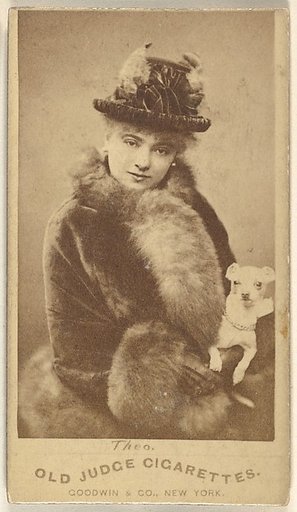 Theo, from the Actors and Actresses series (N171) for Old Judge Cigarettes
