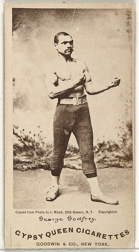 George Godfrey, from the Celebrities and Prizefighters series (N174) for Gypsy Queen Cigarettes