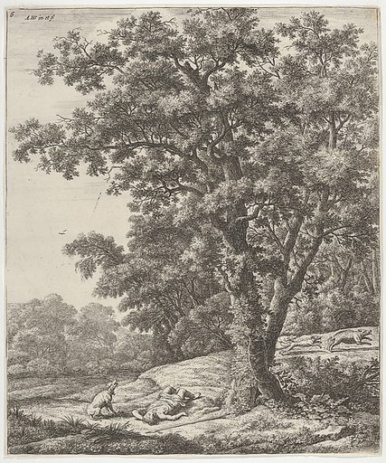 Landscape with the Death of Adonis, from "Six Mythological Scenes"
