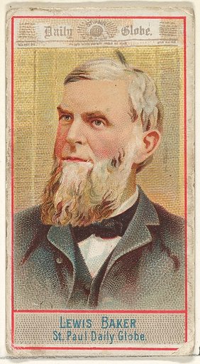Lewis Baker, St. Paul Daily Globe, from the American Editors series (N1) for Allen & Ginter Cigarettes Brands