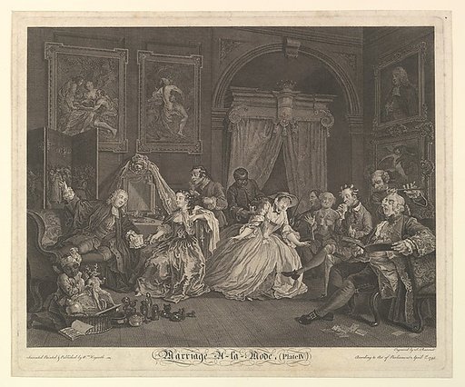 Marriage A-la-Mode, Plate IV