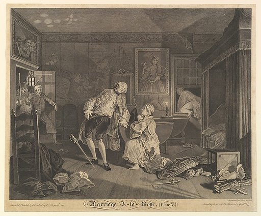 Marriage A-la-Mode, Plate V