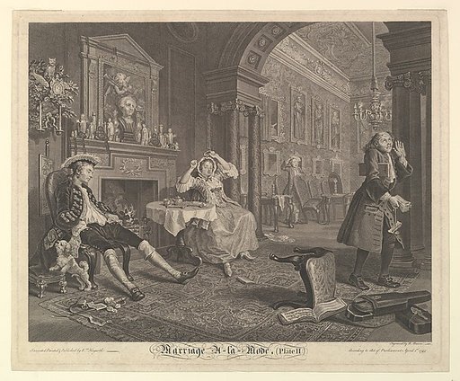 Marriage A-la-Mode, Plate II