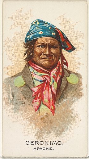 Geronimo, Apache, from the American Indian Chiefs series (N2) for Allen & Ginter Cigarettes Brands