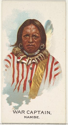 War Captain, Nambe, from the American Indian Chiefs series (N2) for Allen & Ginter Cigarettes Brands
