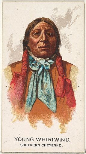 Young Whirlwind, Southern Cheyenne, from the American Indian Chiefs series (N2) for Allen & Ginter Cigarettes Brands