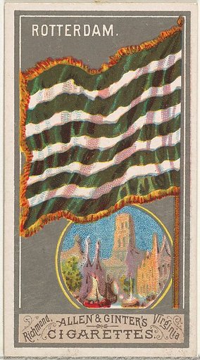 Rotterdam, from the City Flags series (N6) for Allen & Ginter Cigarettes Brands