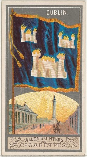 Dublin, from the City Flags series (N6) for Allen & Ginter Cigarettes Brands
