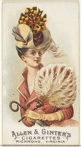 Plate 26, from the Fans of the Period series (N7) for Allen & Ginter Cigarettes Brands