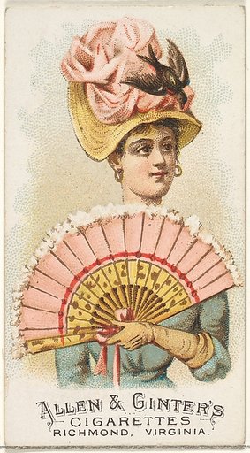 Plate 27, from the Fans of the Period series (N7) for Allen & Ginter Cigarettes Brands