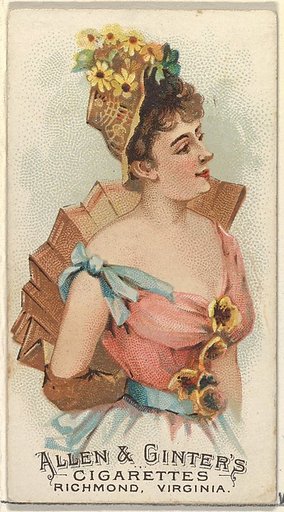 Plate 31, from the Fans of the Period series (N7) for Allen & Ginter Cigarettes Brands