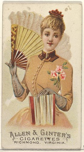 Plate 41, from the Fans of the Period series (N7) for Allen & Ginter Cigarettes Brands