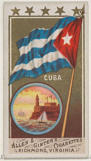 Cuba, from Flags of All Nations, Series 1 (N9) for Allen & Ginter Cigarettes Brands