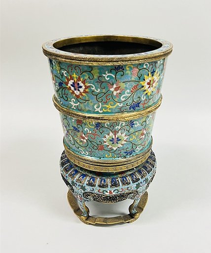 Flower Pot with Stand (One of a Pair)