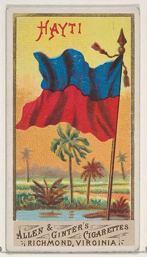 Haiti, from Flags of All Nations, Series 1 (N9) for Allen & Ginter Cigarettes Brands