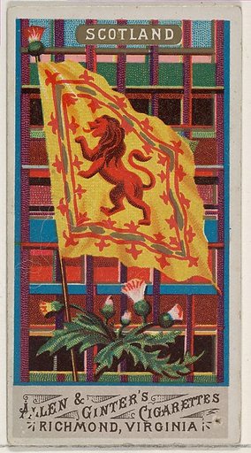 Scotland, from Flags of All Nations, Series 1 (N9) for Allen & Ginter Cigarettes Brands