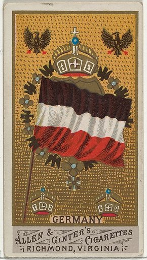 Germany, from Flags of All Nations, Series 1 (N9) for Allen & Ginter Cigarettes Brands