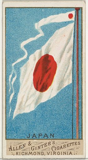Japan, from Flags of All Nations, Series 1 (N9) for Allen & Ginter Cigarettes Brands