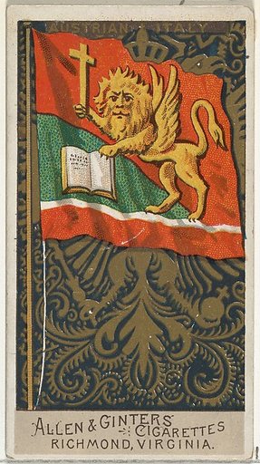 Austrian Italy, from Flags of All Nations, Series 2 (N10) for Allen & Ginter Cigarettes Brands