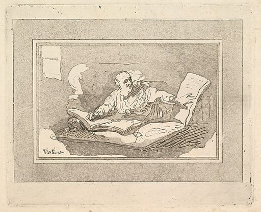 The Philosopher (Bearded Old Man Copying Book)