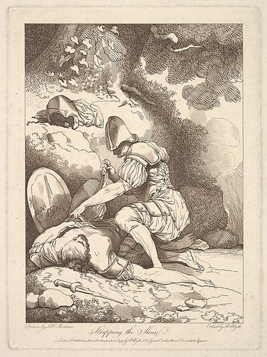 Stripping the Slain, from "Banditti Variously Employed"