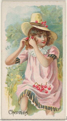 Cherries, from the Fruits series (N12) for Allen & Ginter Cigarettes Brands