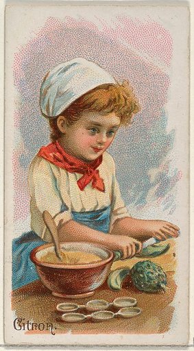 Citron, from the Fruits series (N12) for Allen & Ginter Cigarettes Brands