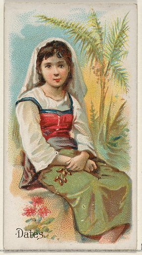 Dates, from the Fruits series (N12) for Allen & Ginter Cigarettes Brands