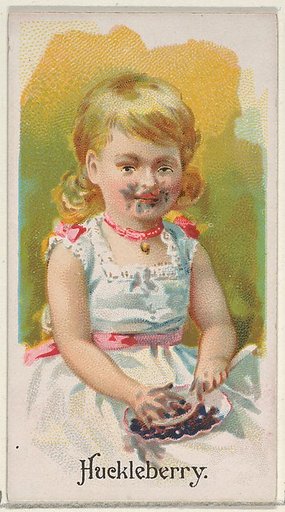 Huckleberry, from the Fruits series (N12) for Allen & Ginter Cigarettes Brands