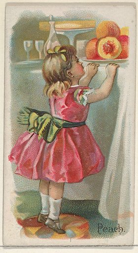 Peach, from the Fruits series (N12) for Allen & Ginter Cigarettes Brands